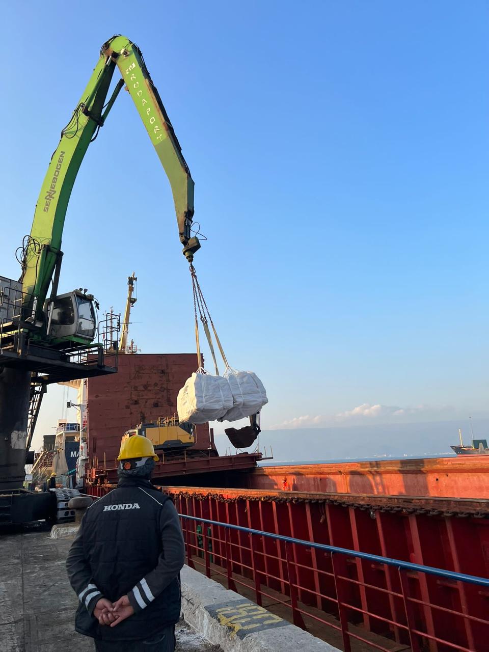 M/V BIEN SHIP CARGO LOADING